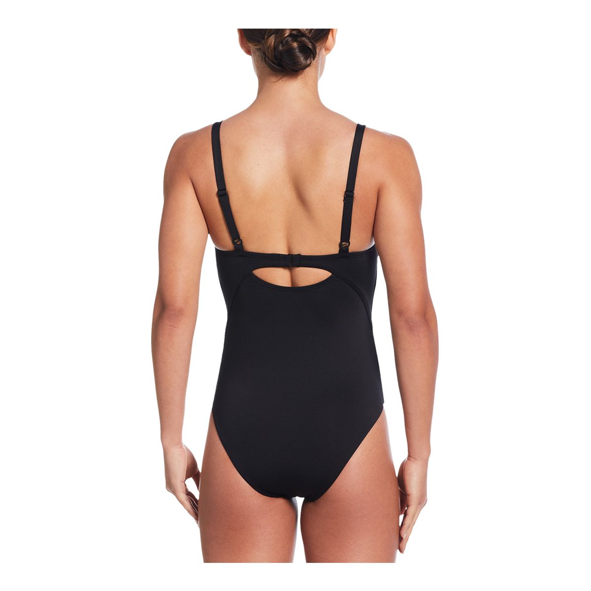 Nike Women's Essential V Neck One Piece Swimsuit