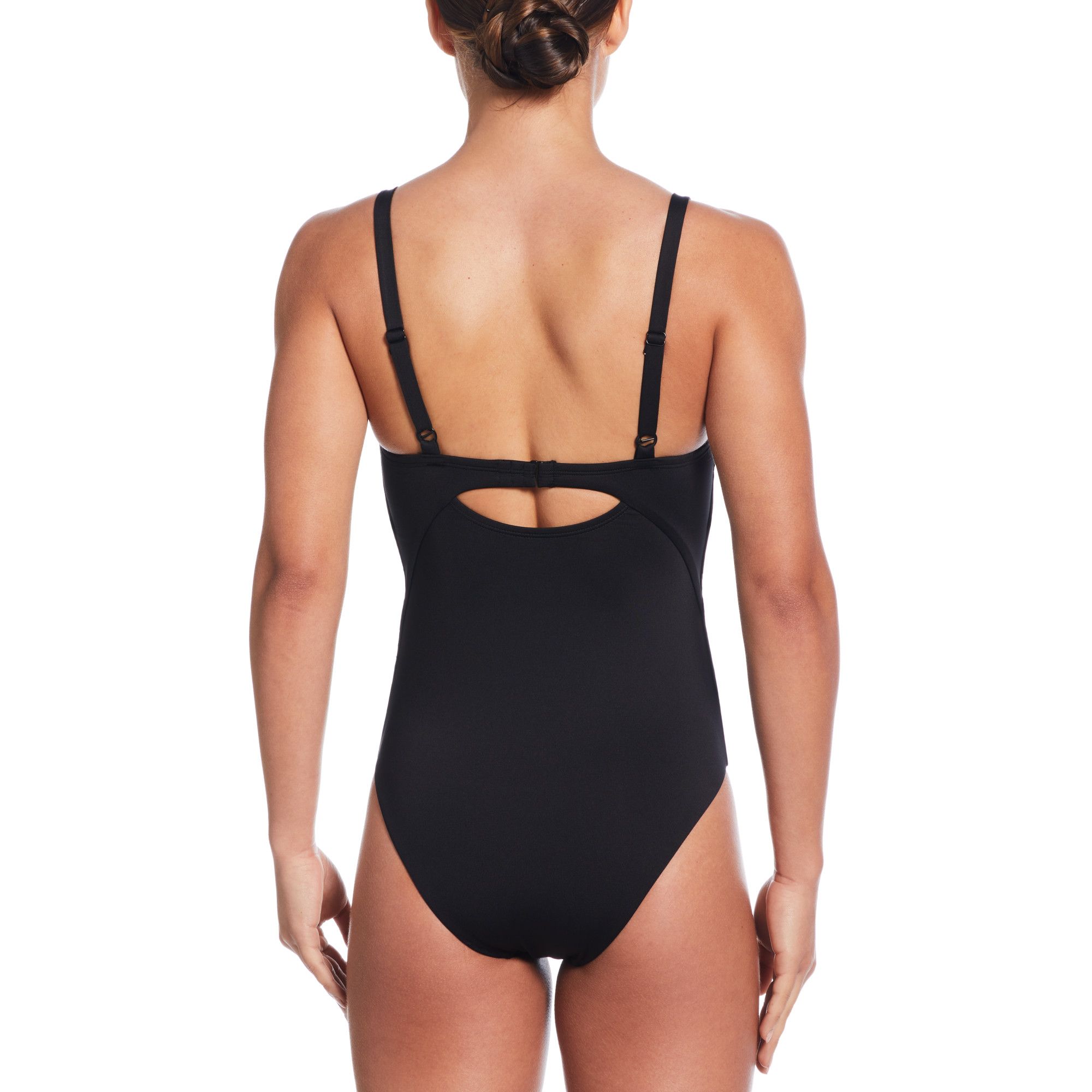 Nike Women's Essential V Neck One Piece Swimsuit