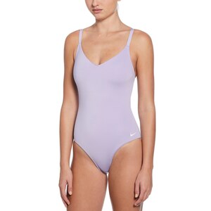 Nike Women's Essential V Neck One Piece Swimsuit