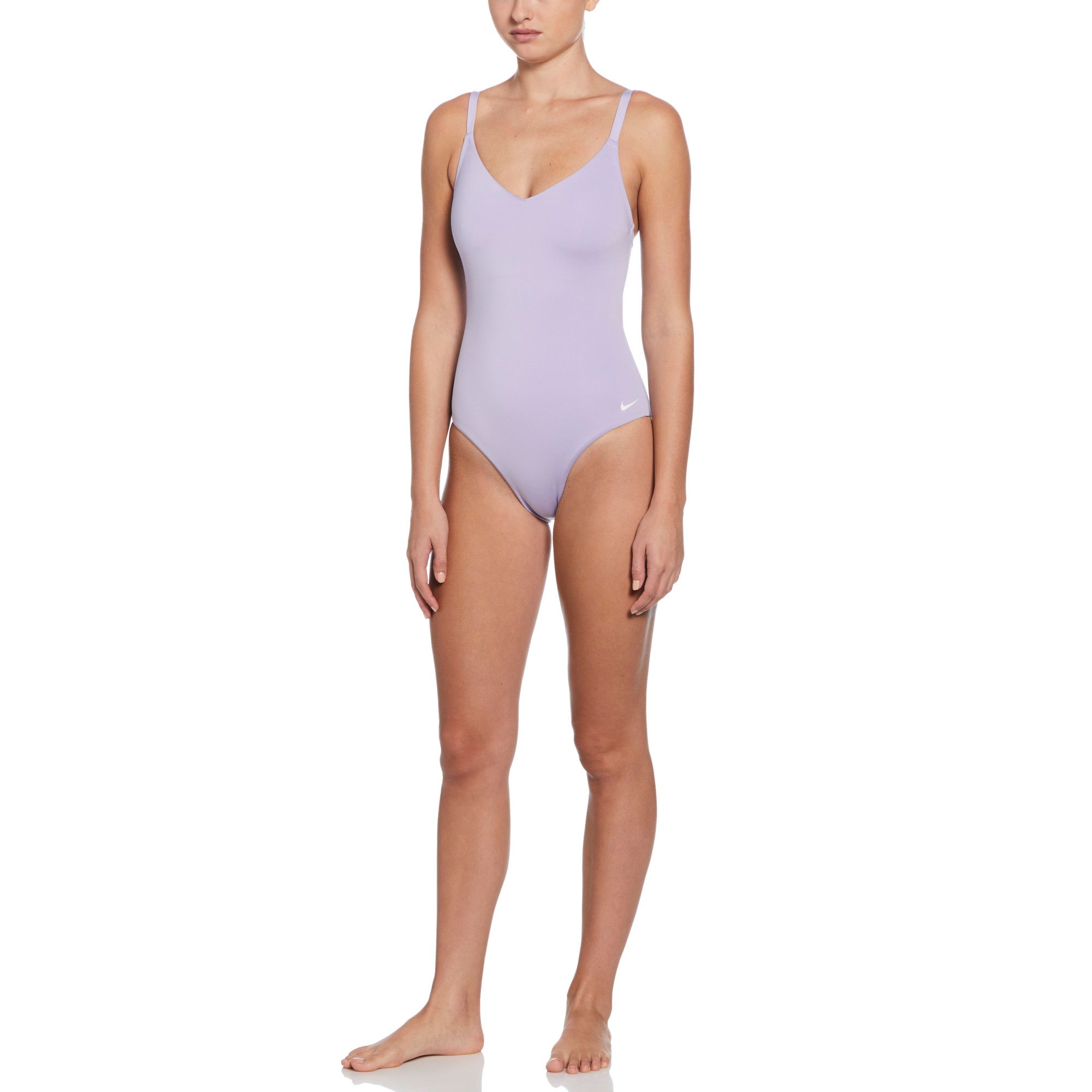 Nike Women's Essential V Neck One Piece Swimsuit