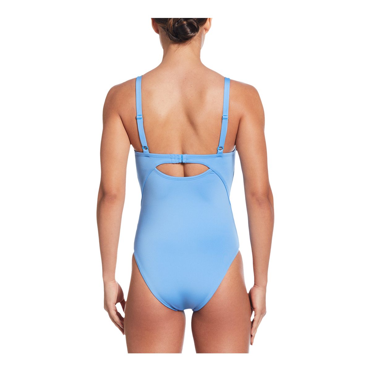Nike Women's Essential V Neck One Piece Swimsuit