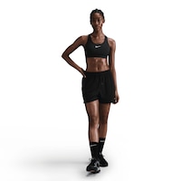 Nike Women's Dri-FIT Essential Mesh 4" Shorts Front_Angled_Right