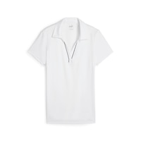 PUMA Women's Cloudspun Piped Polo T Shirt Front_Flat