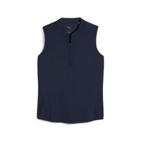 PUMA Women's Aerlon Mock Sleeveless Polo T Shirt Front_Flat