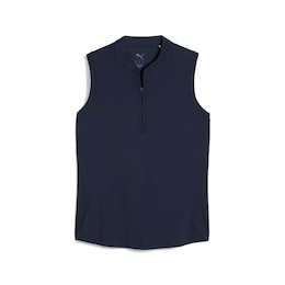 PUMA Women's Aerlon Mock Sleeveless Polo T Shirt