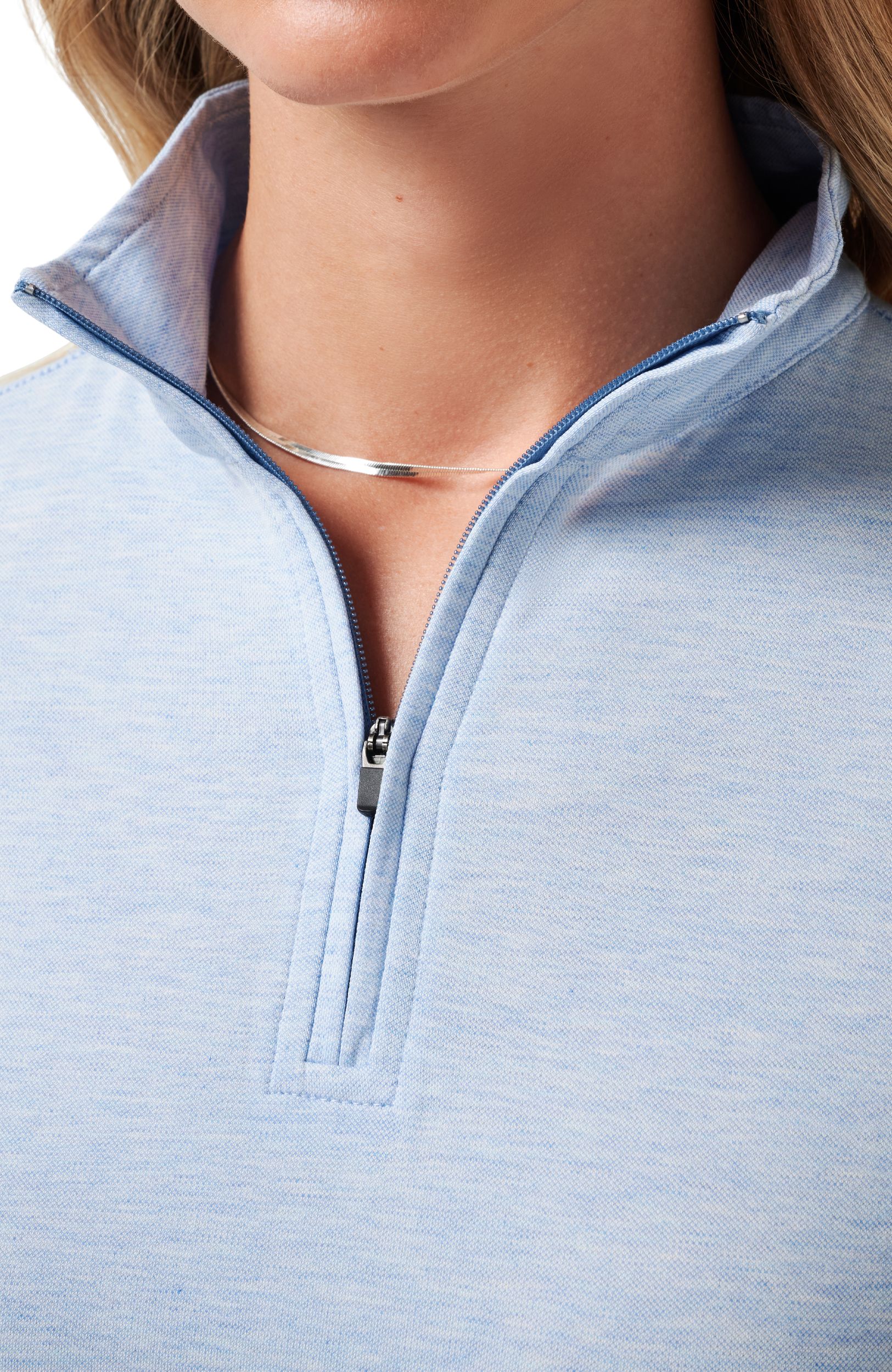 TravisMathew Women's Featherweight Zip Polo Top