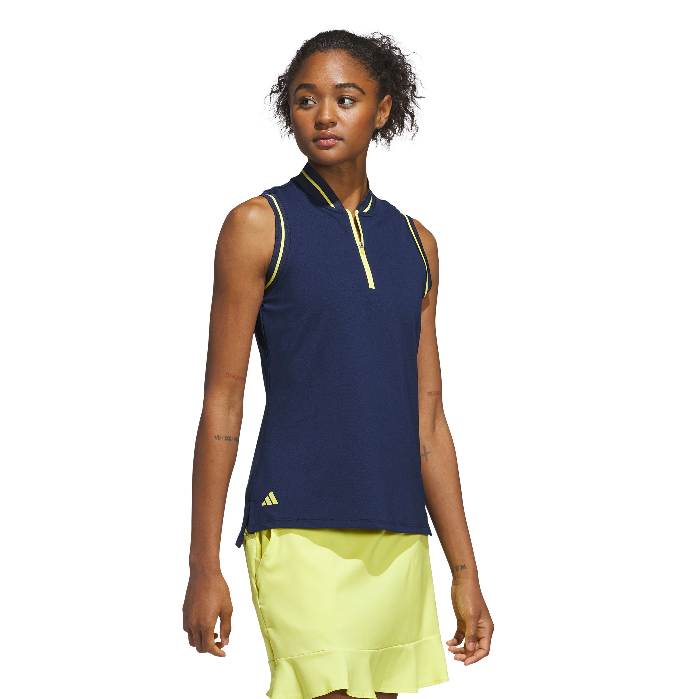 adidas Golf Women's Ultimate365 Zip Polo Tank