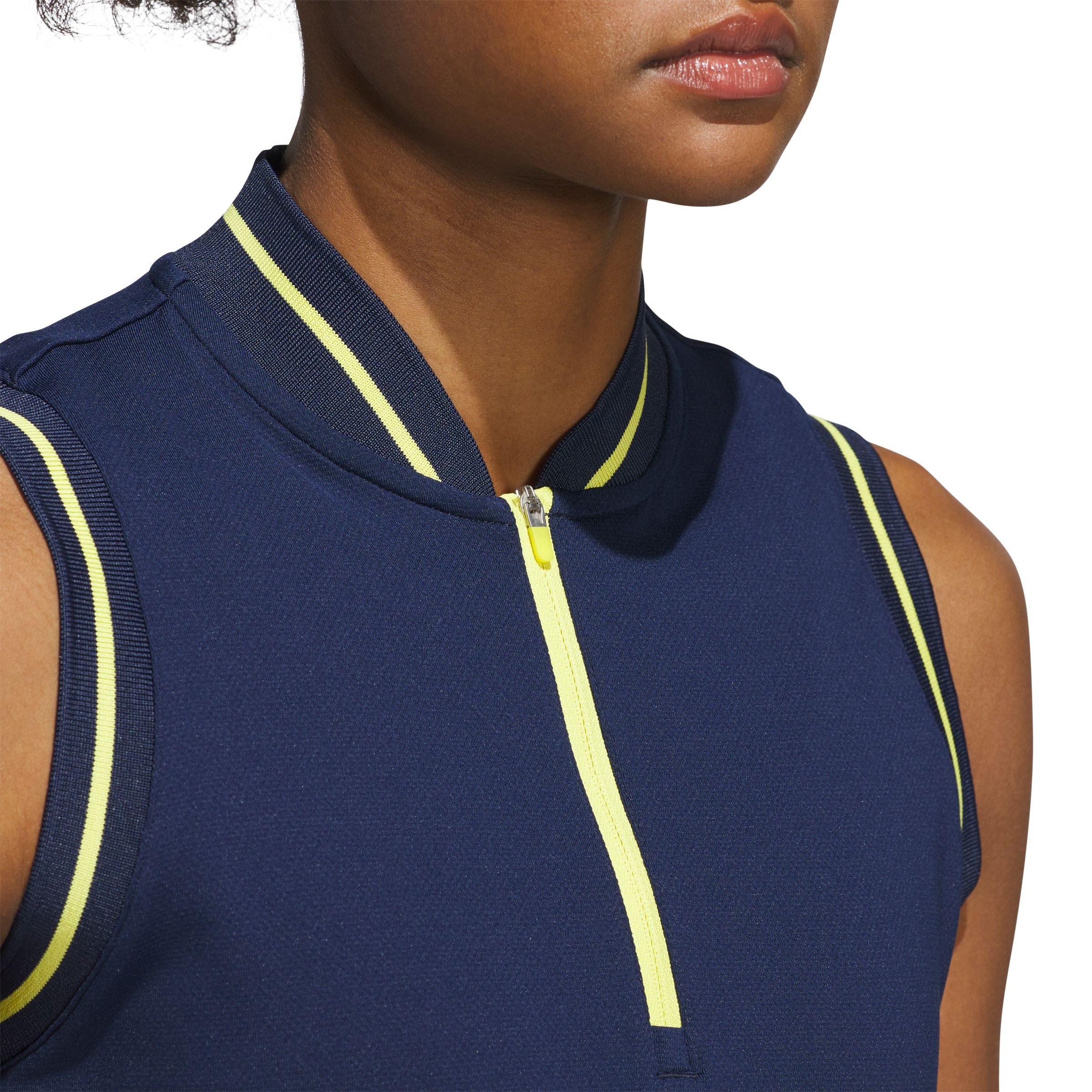 adidas Golf Women's Ultimate365 Zip Polo Tank