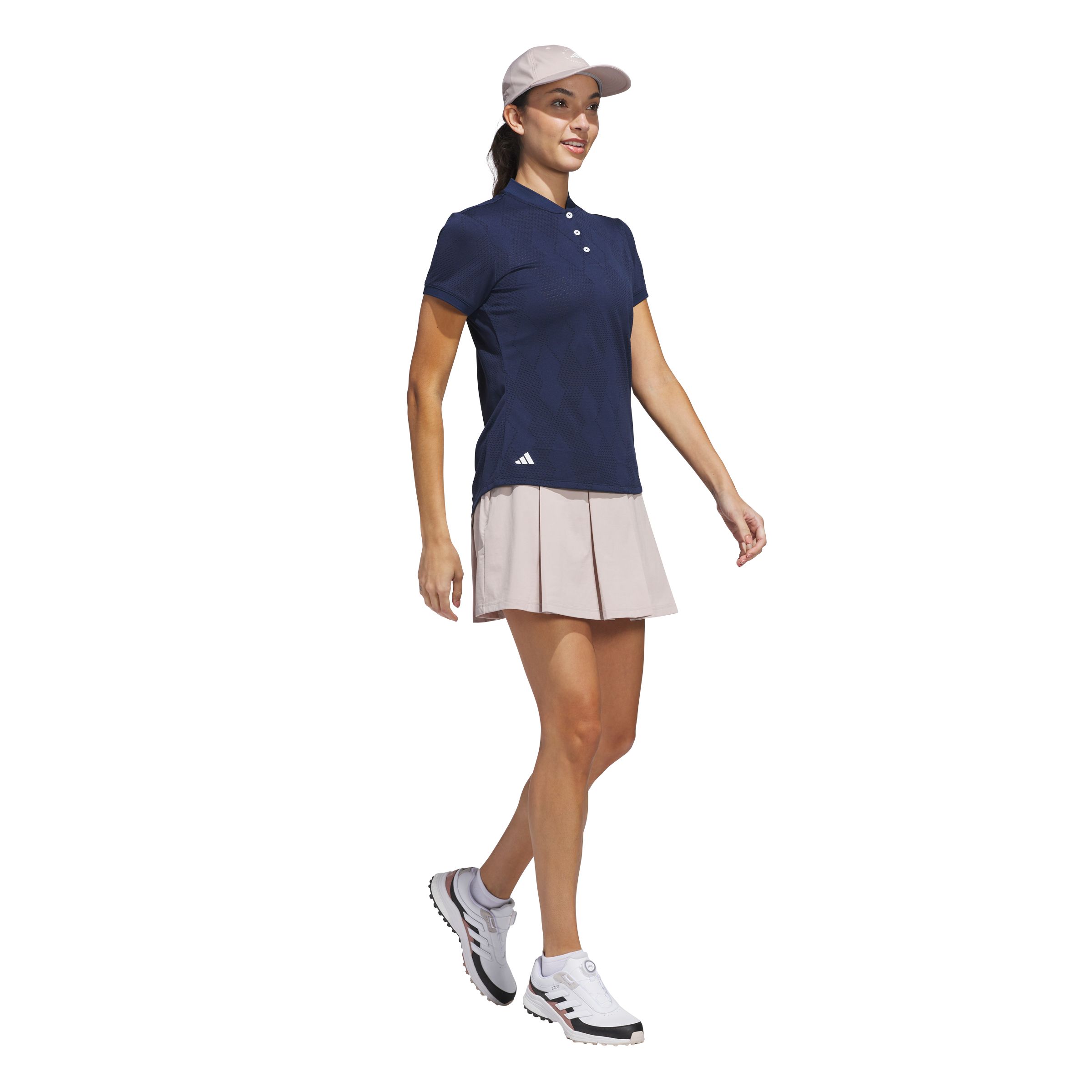 adidas Golf Women's Ultimate365 Jacquard Polo T Shirt