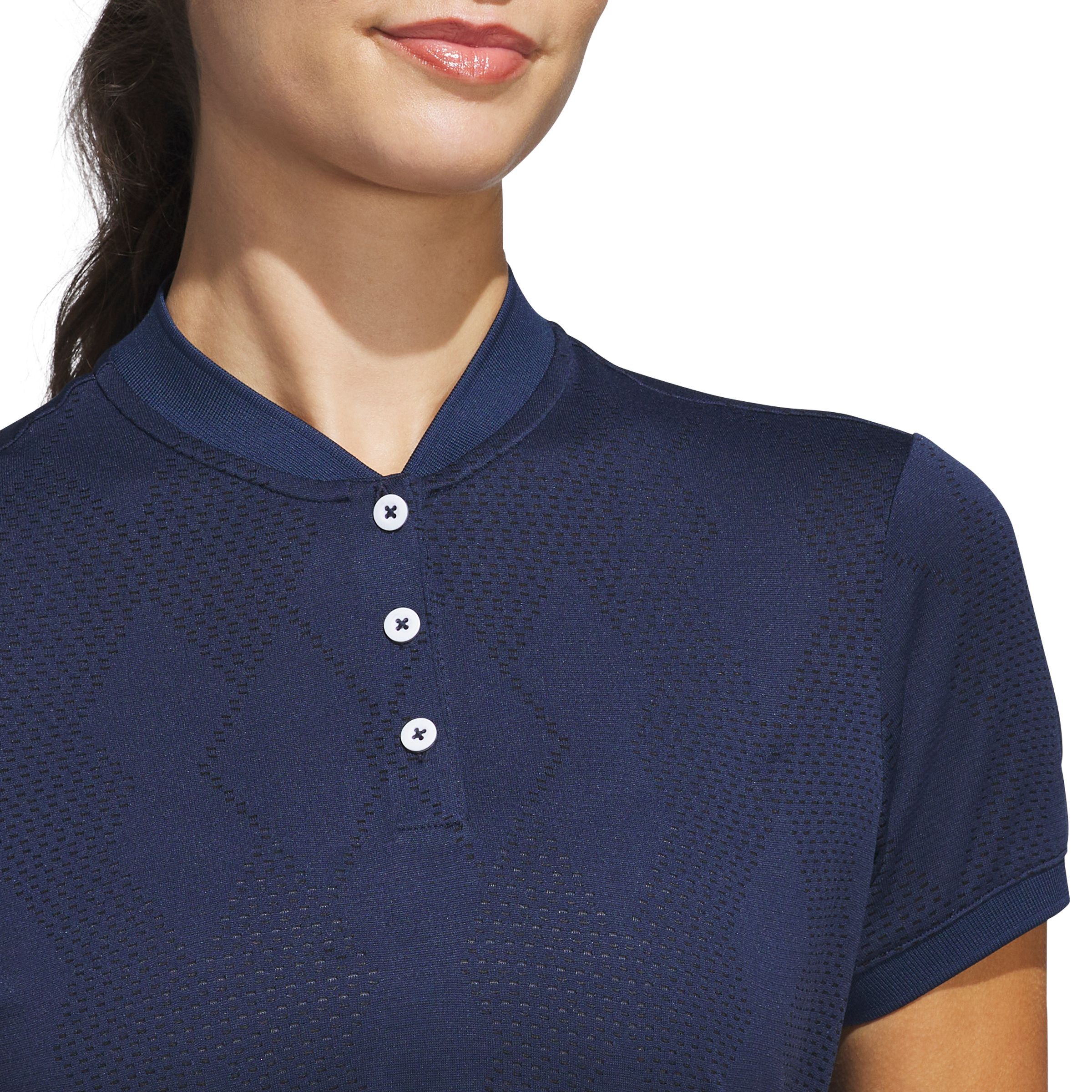 adidas Golf Women's Ultimate365 Jacquard Polo T Shirt