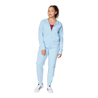 FWD Women's Double Knit Full Zip Hoodie Front_Flat