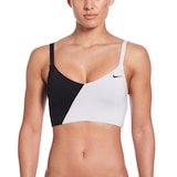 Nike Women's Colourblock V-Neck Midkini Swimwear Front_Flat