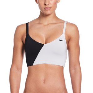 Nike Women's Colourblock V-Neck Midkini Swimwear