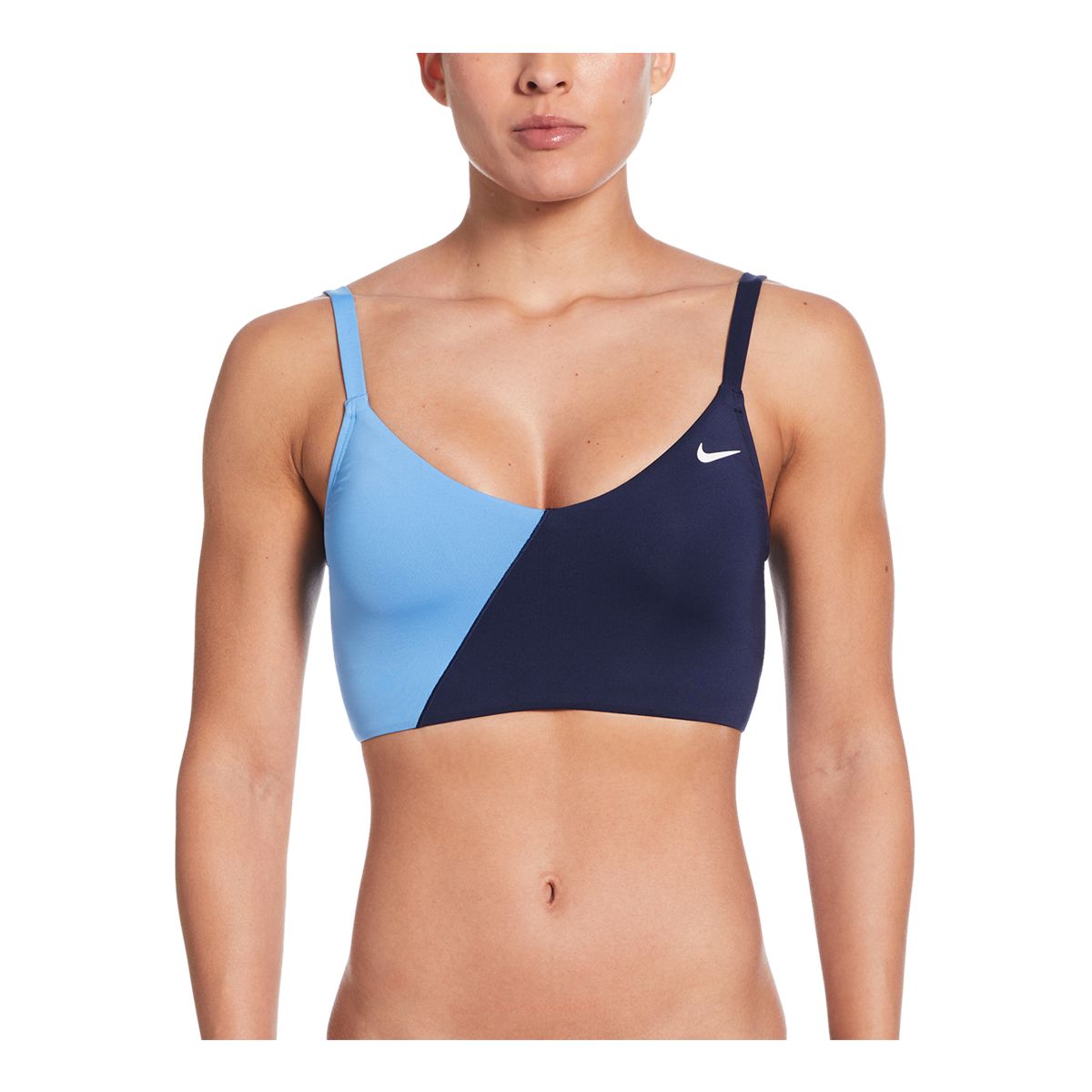 Nike Women's Colourblock V-Neck Midkini Swimwear