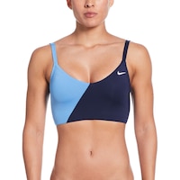 Nike Women's Colourblock V-Neck Midkini Swimwear