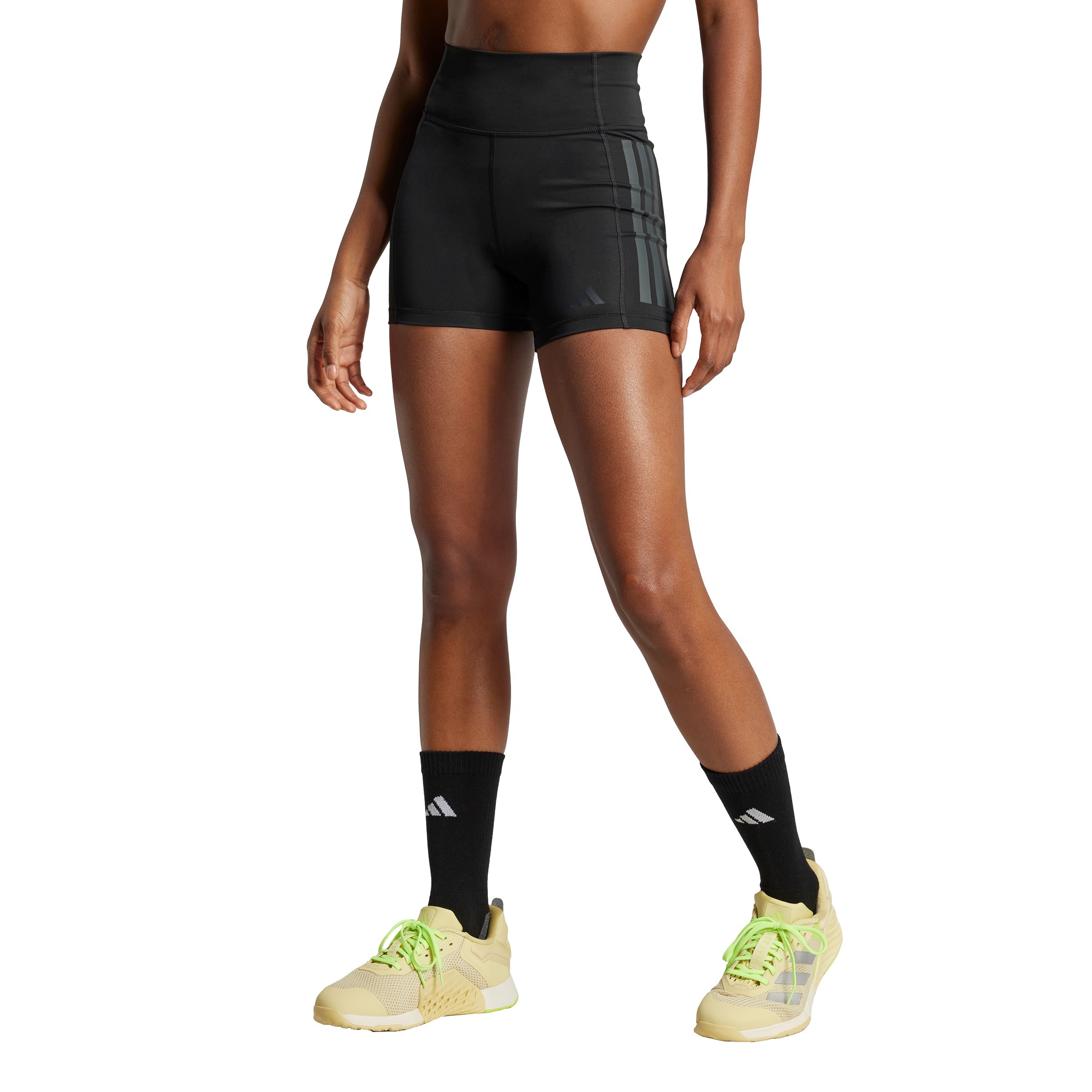 adidas Women's Train Optime 3-Stripe Shorts