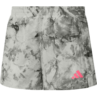 adidas Women's Own The Run Printed 2-in-1 Shorts Front_Angled_Left