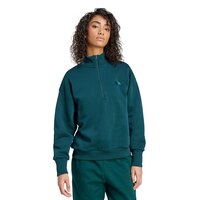 adidas Women's Sportswear ALL SZN 1/4 Zip Long Sleeve Top Front_Flat