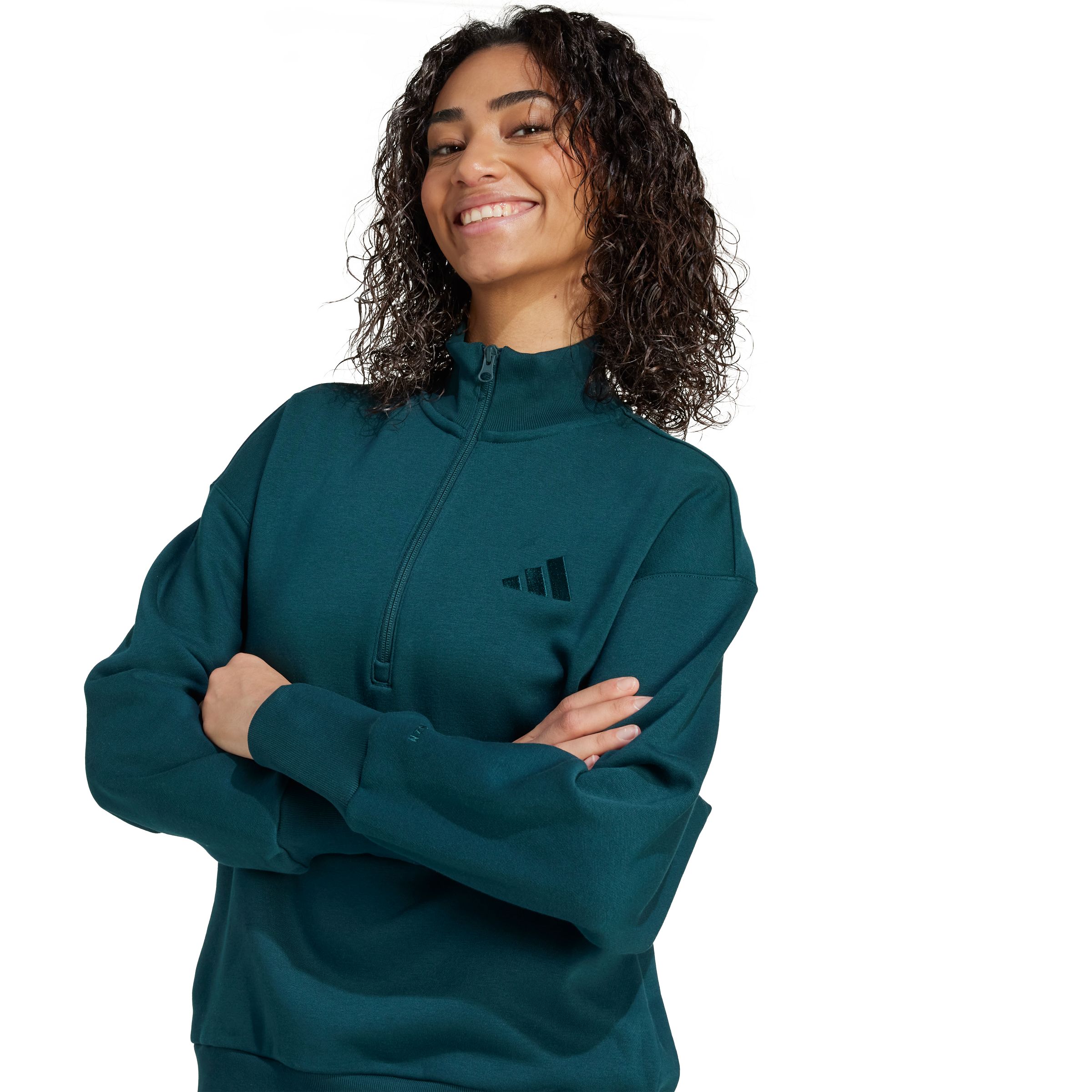 adidas Women's Sportswear ALL SZN 1/4 Zip Long Sleeve Top
