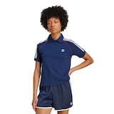 adidas Originals Women's Superstar Polo T Shirt Front_Angled_Left