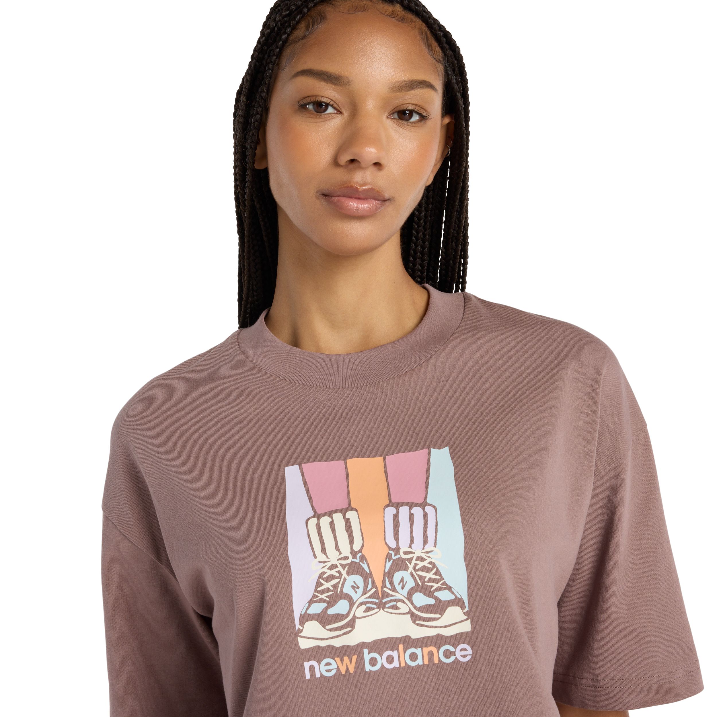 New Balance Women's Athletics Grad Shoes T Shirt