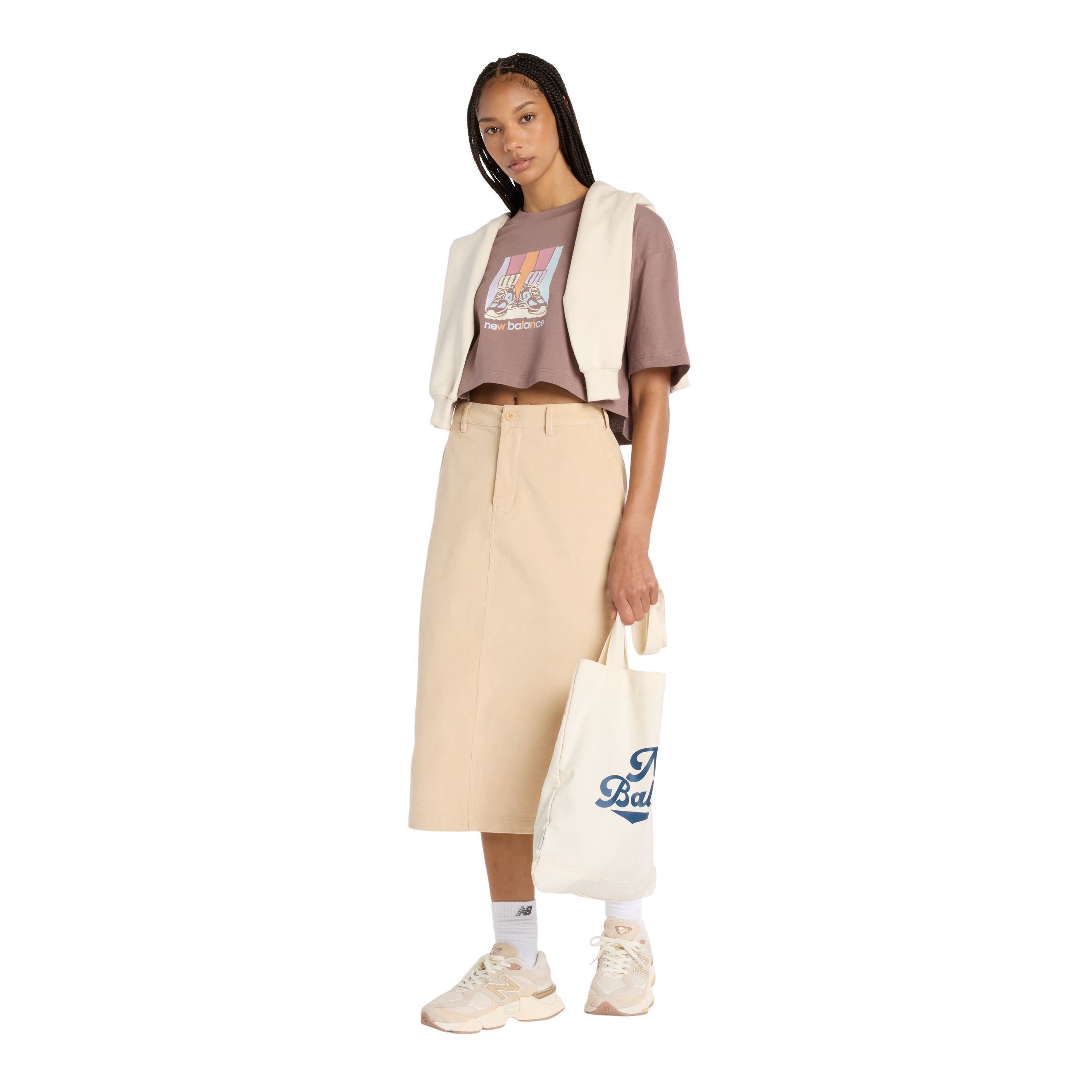 New Balance Women's Athletics Grad Shoes T Shirt