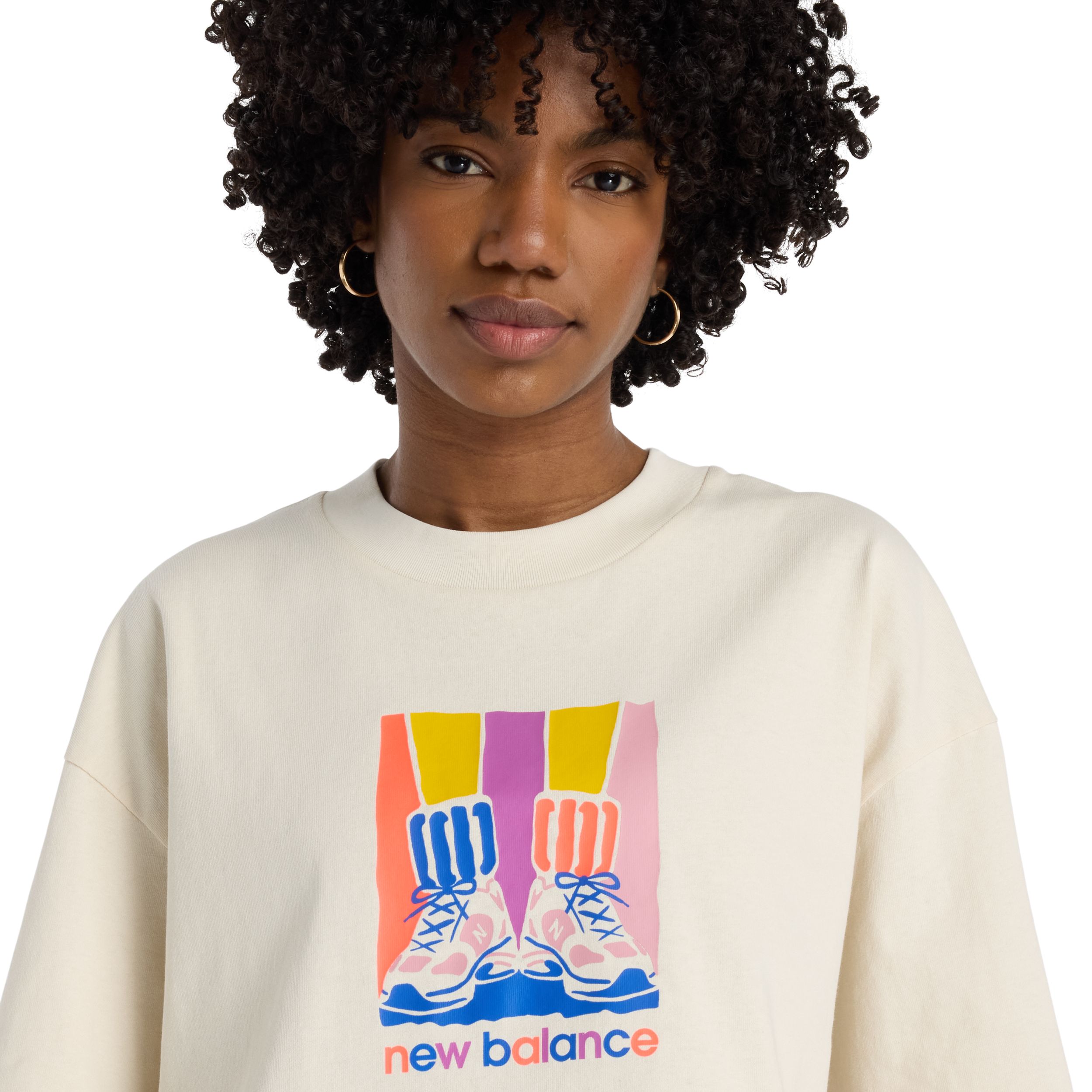 New Balance Women's Athletics Grad Shoes T Shirt