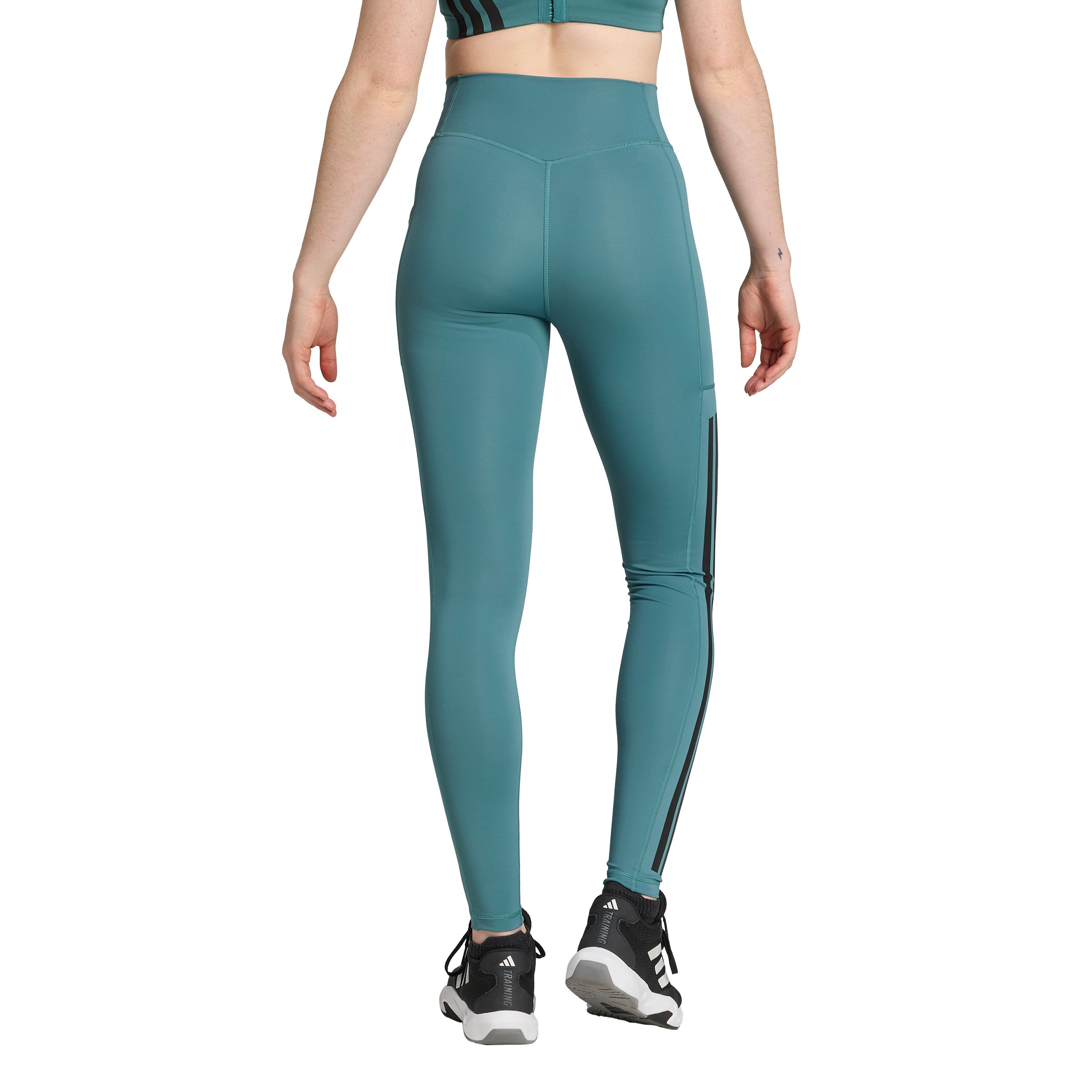 adidas Women's Training Optime 3-stripe Training Tights