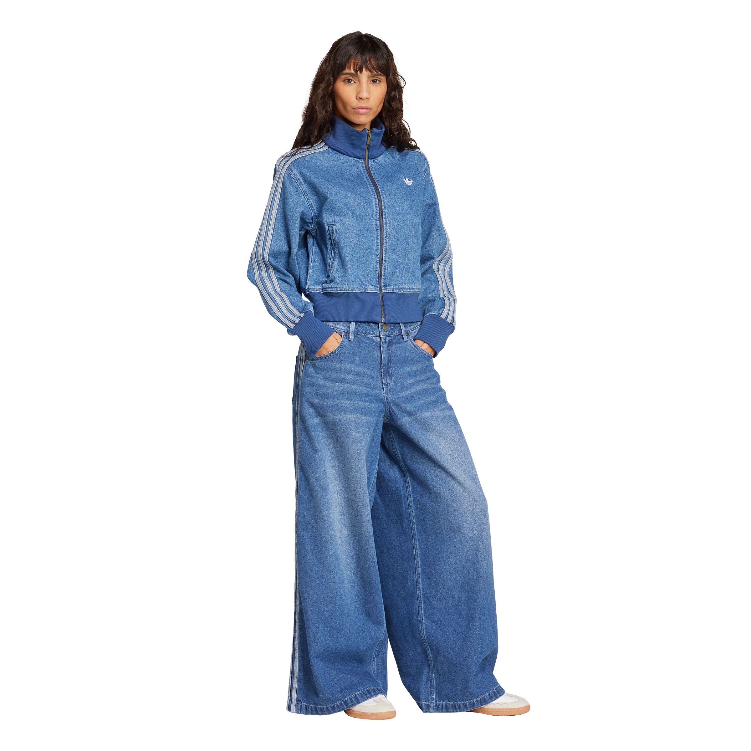 adidas Originals Women's Denim Wide Pants