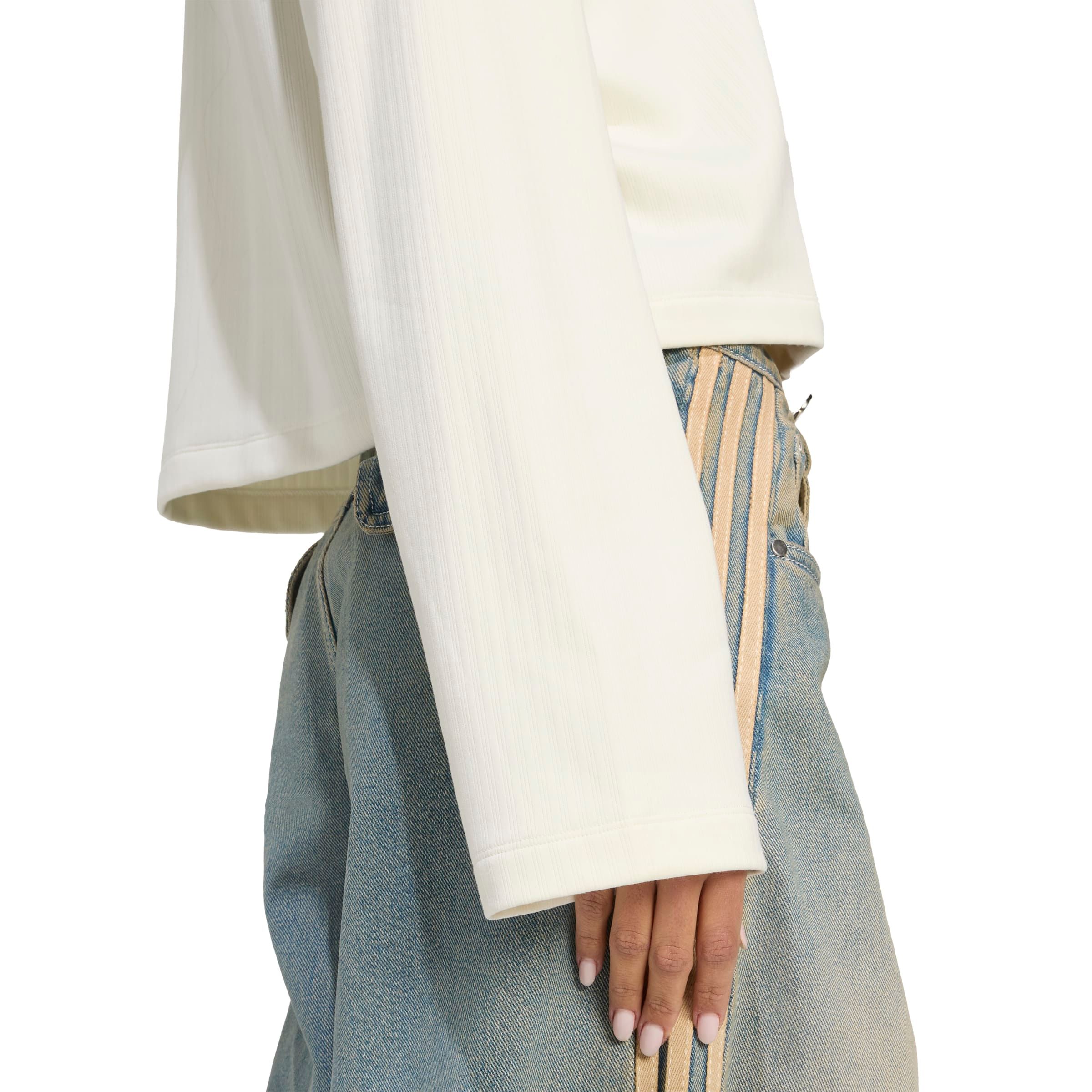 adidas Originals Women's Essentials Ribbed Long Sleeve Shirt