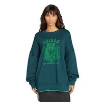 adidas Originals Women's Graphic Oversized Sweatshirt Front_Flat