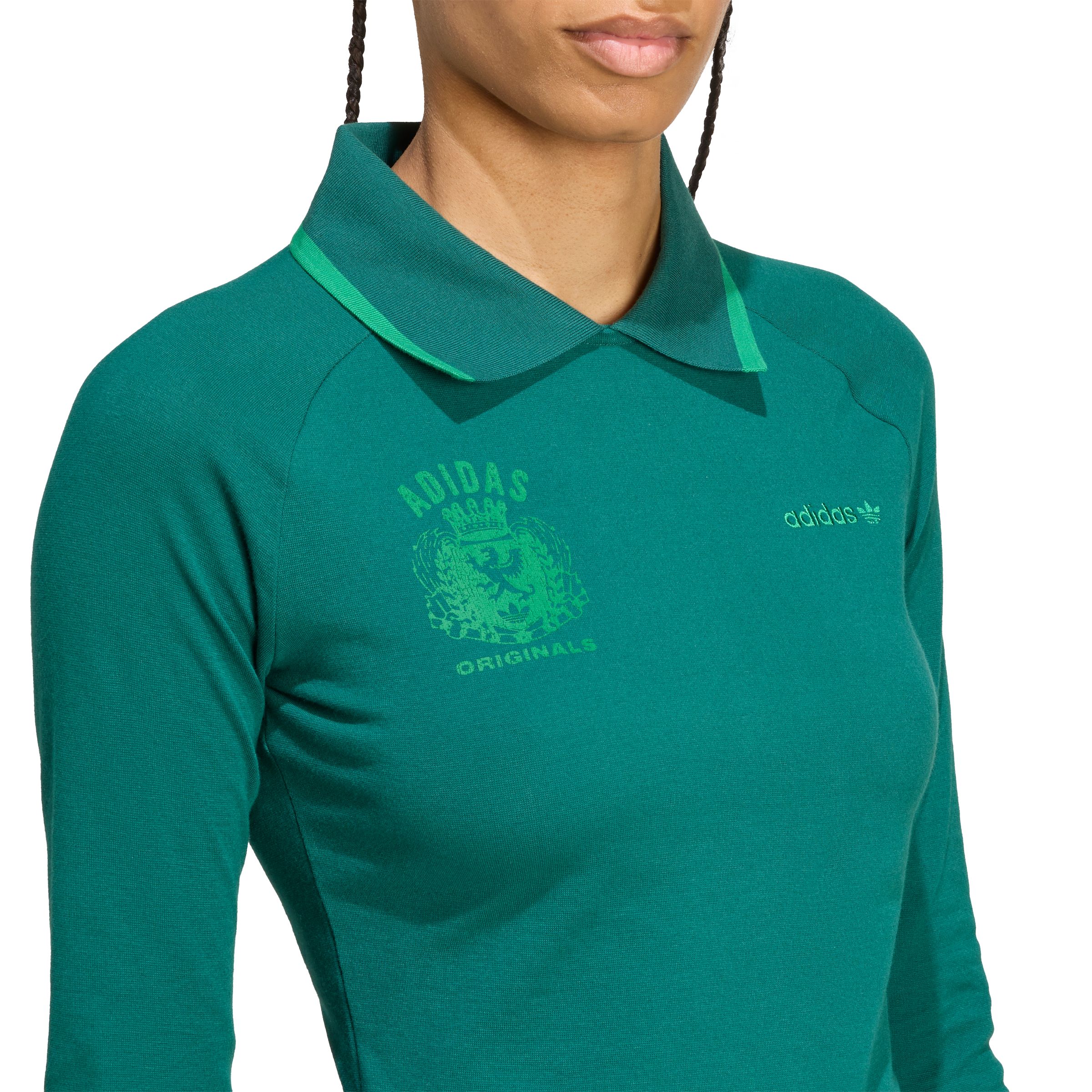 adidas Originals Women's Crest Long Sleeve Shirt
