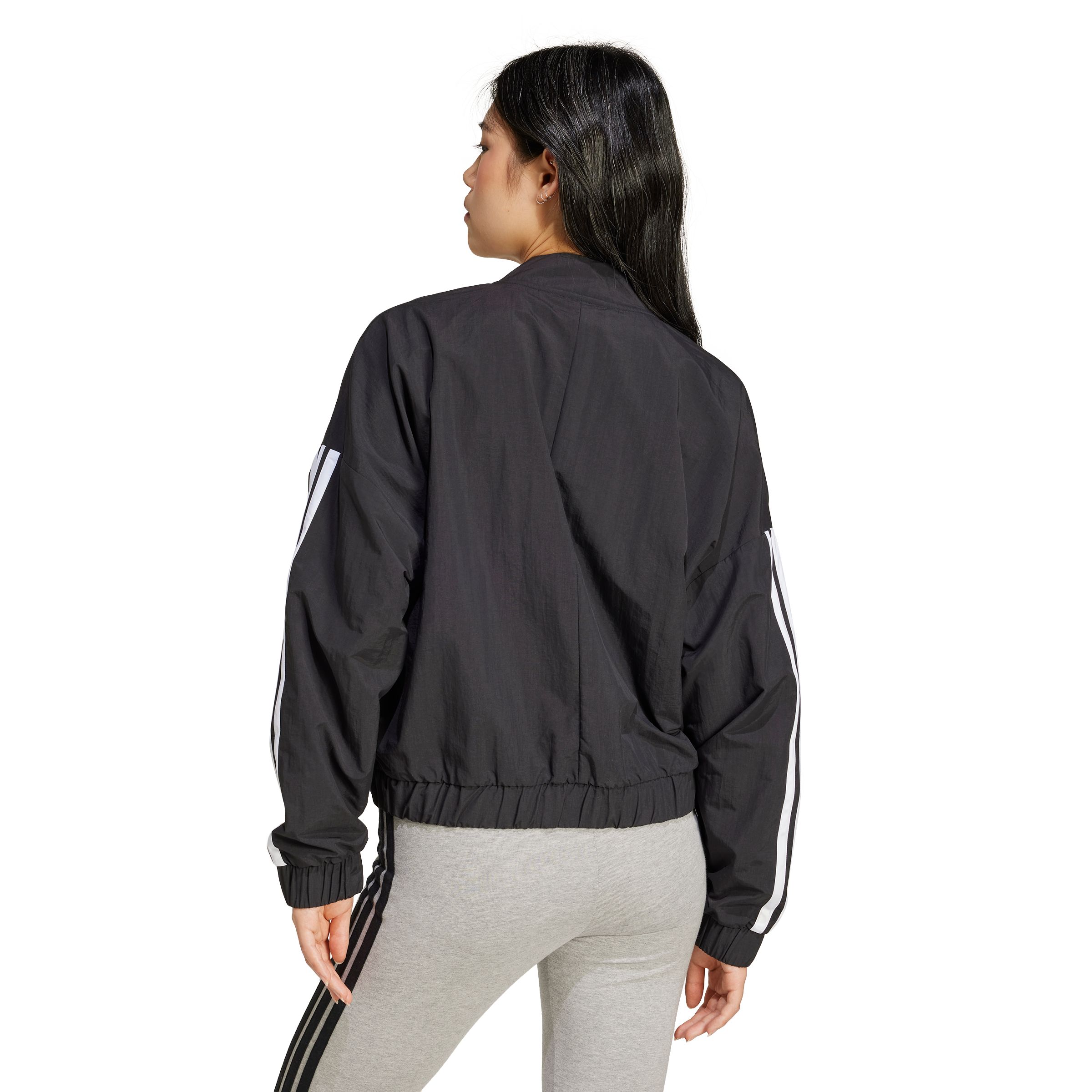 adidas Women's Sportswear 3-Stripe Woven Bomber Jacket
