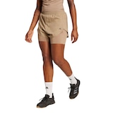 adidas Women's Train WTR D4T 2 in 1 Shorts Front_Angled_Left