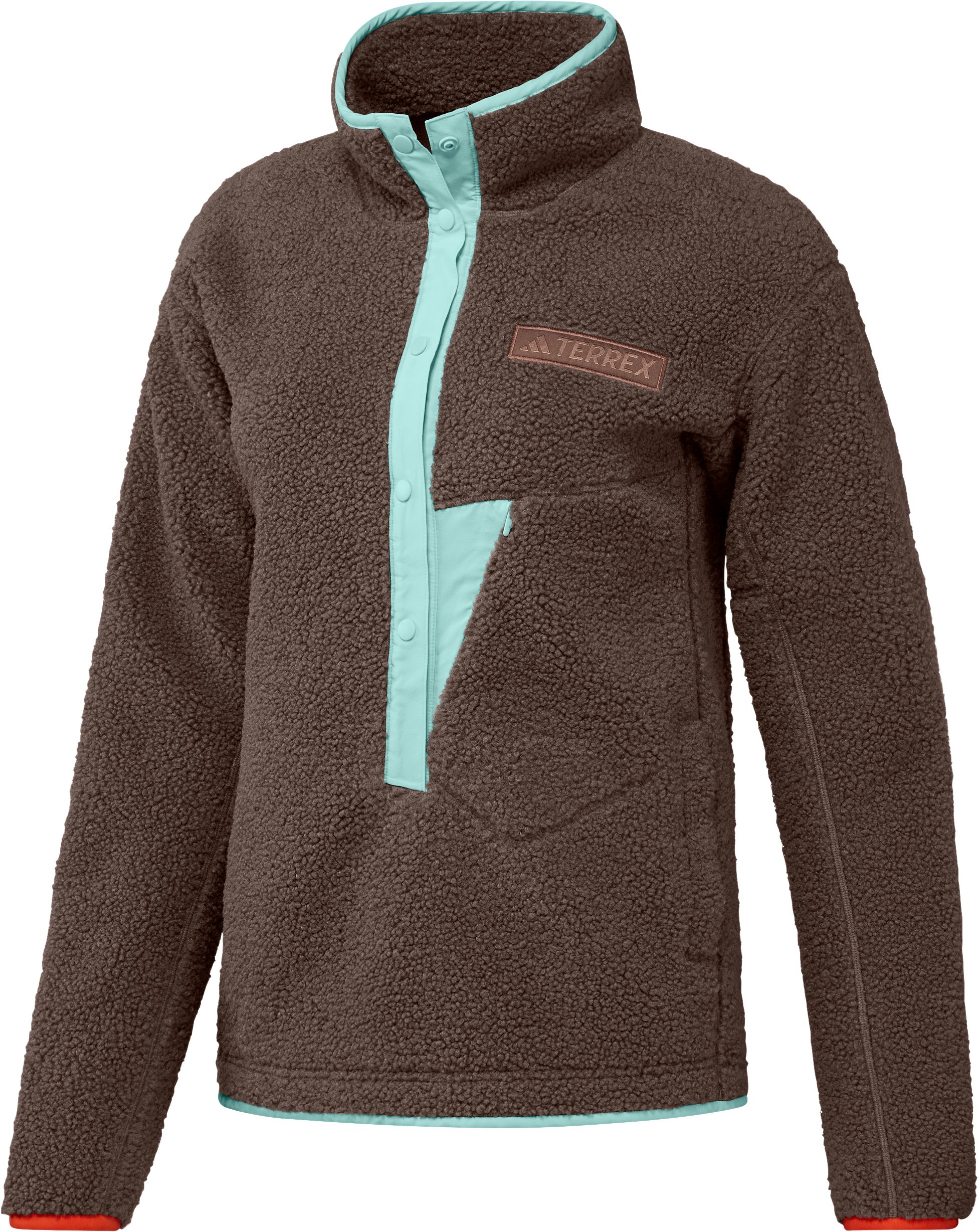 adidas Women's Terrex Xploric Pile Snap Long Sleeve Shirt