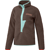 adidas Women's Terrex Xploric Pile Snap Long Sleeve Shirt Front_Angled_Left