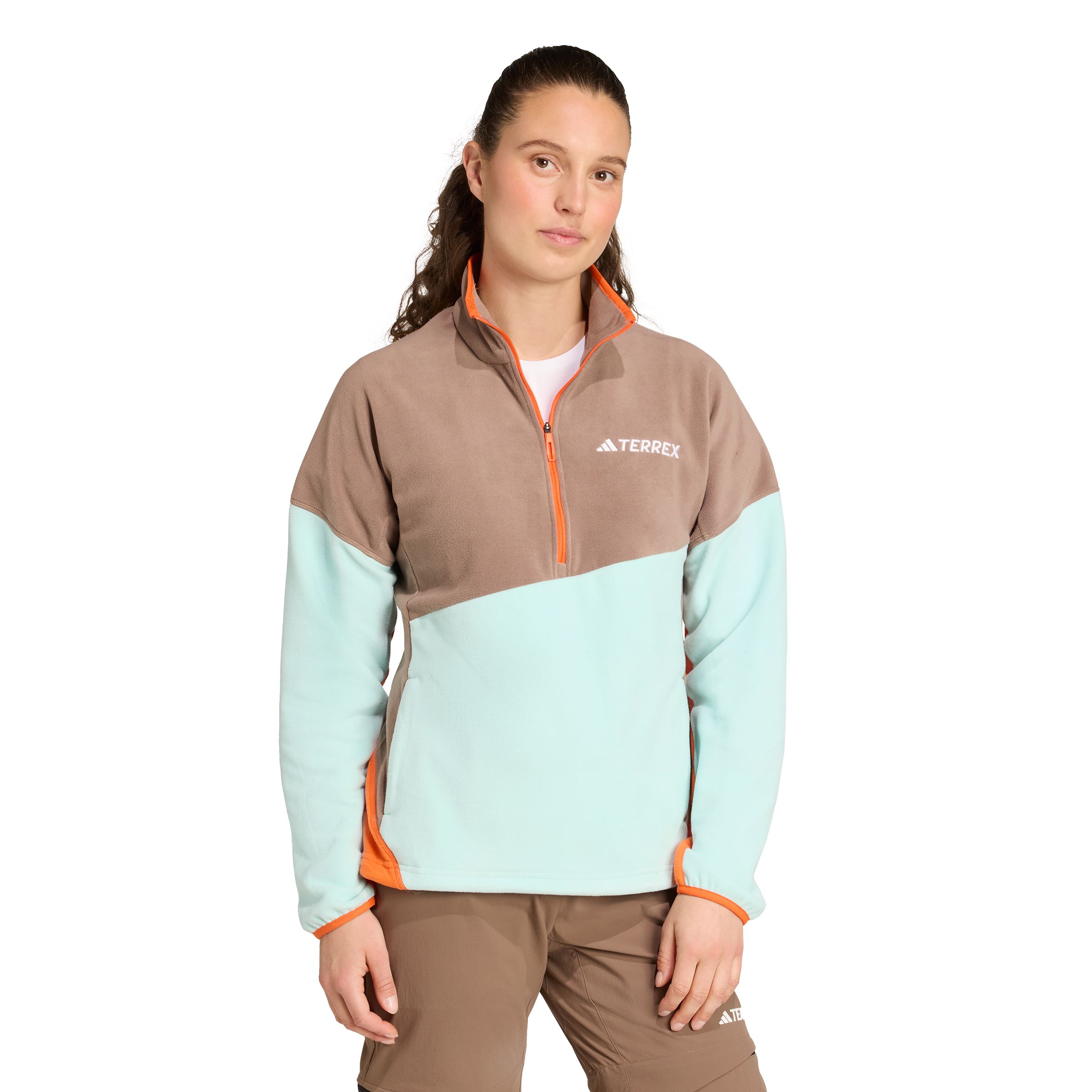 adidas Women's Terrex Multi Climawarm Fleece Anorak Jacket
