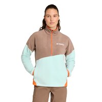 adidas Women's Terrex Multi Climawarm Fleece Anorak Jacket Front_Flat