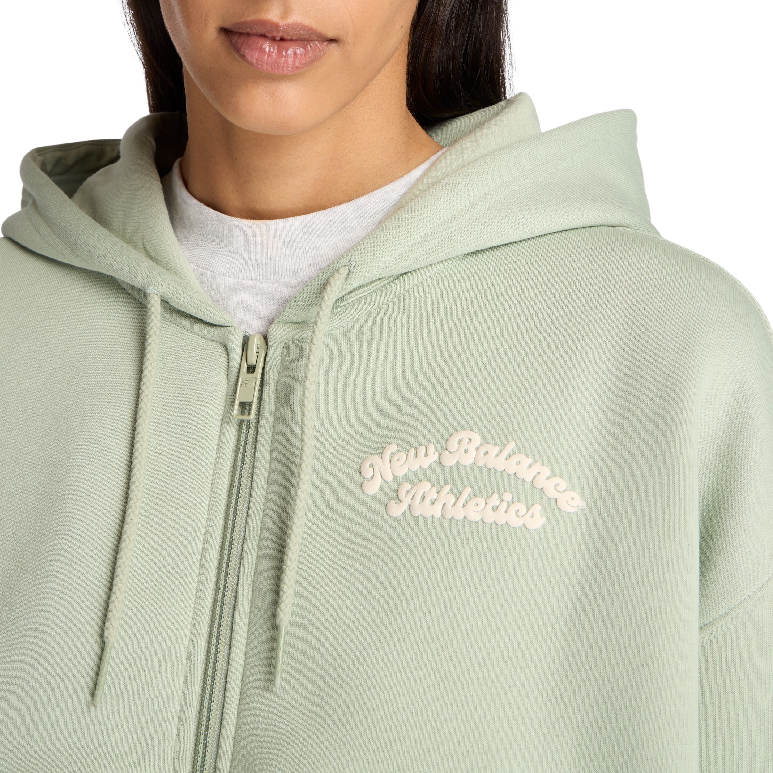 New Balance Women's Linear Heritage Fleece Hoodie