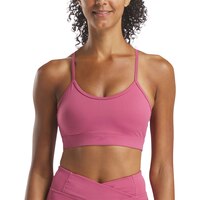 Reebok Women's Eliza Yoga Low Strappy Sports Bra Front_Flat