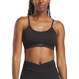 Reebok Women's Eliza Yoga Low Strappy Sports Bra Front_Flat
