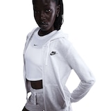 Nike Women's Club Fleece Full Zip Hoodie Front_Angled_Left