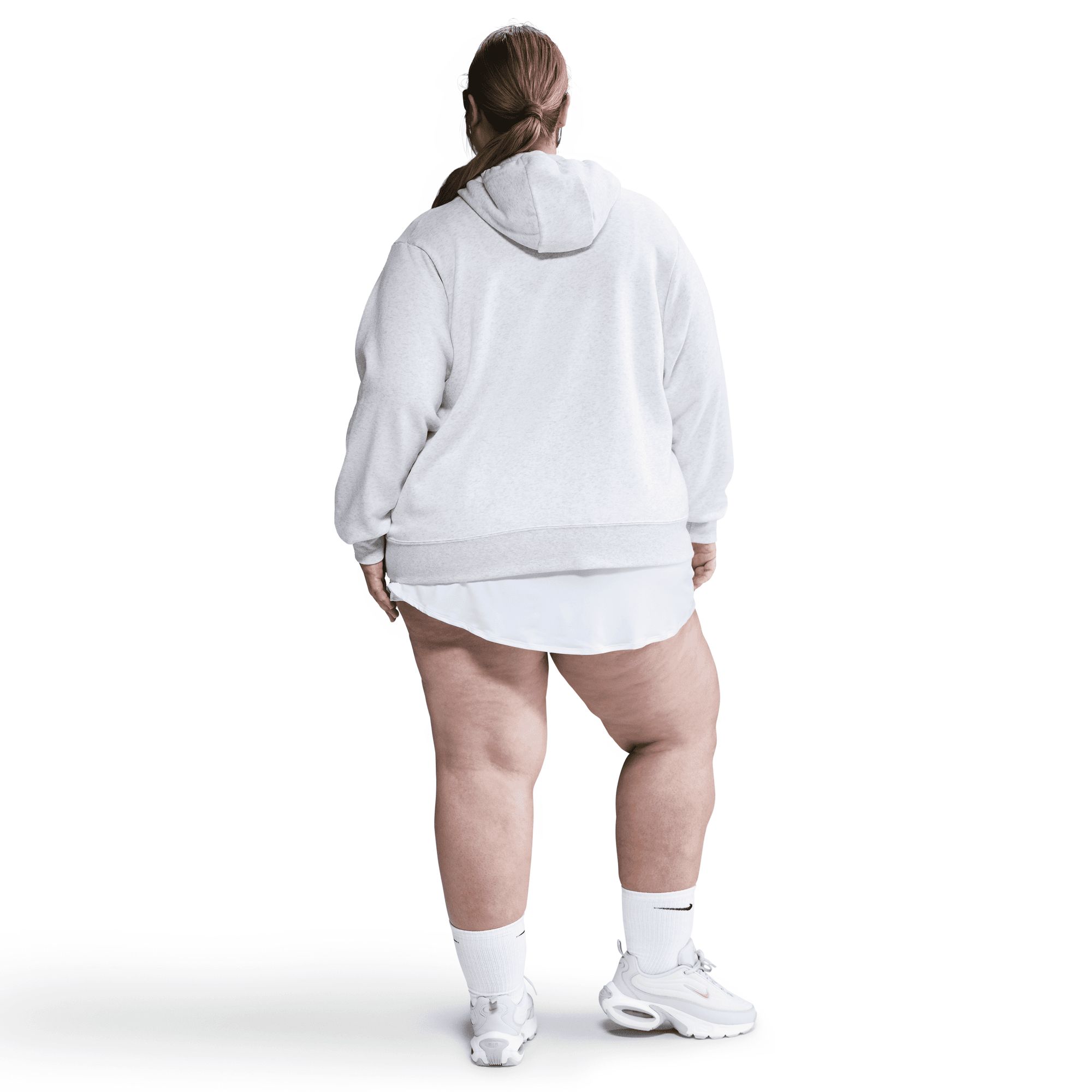 Nike Women's Plus Size Club Standard Full Zip Hoodie