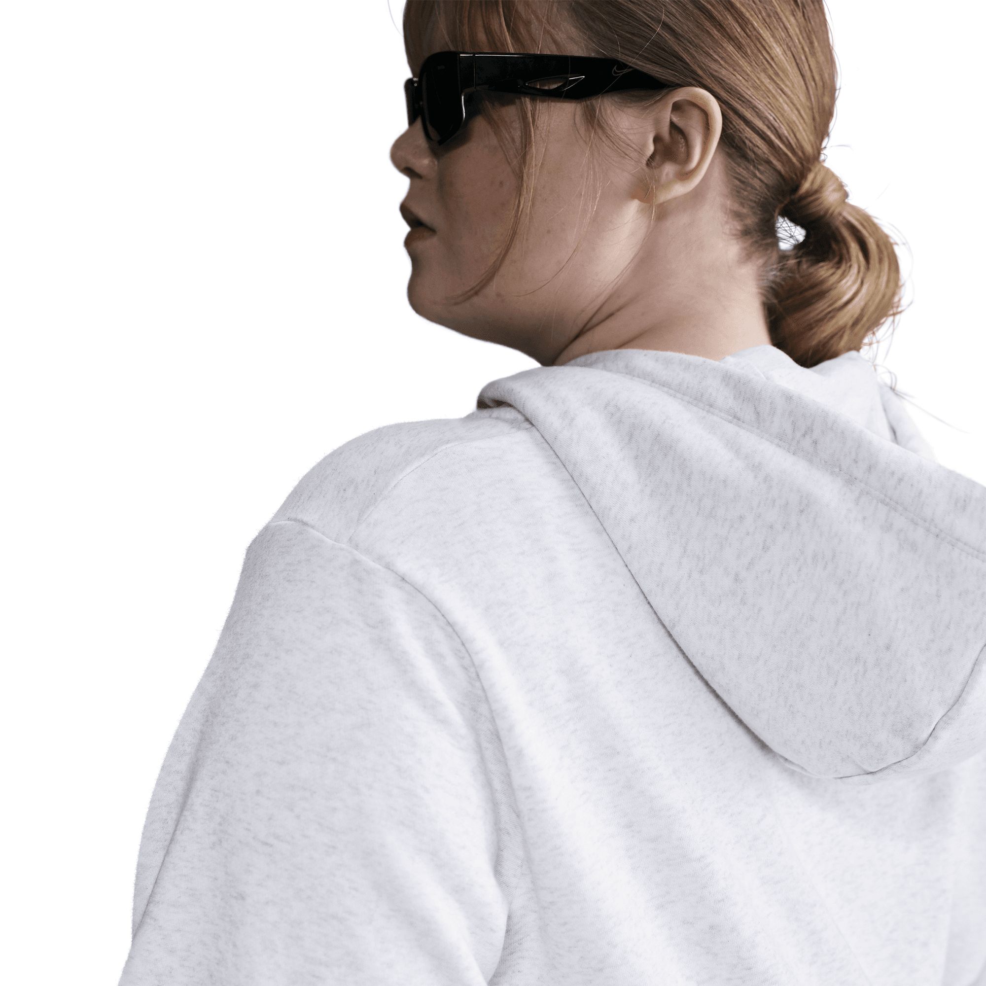 Nike Women's Plus Size Club Standard Full Zip Hoodie