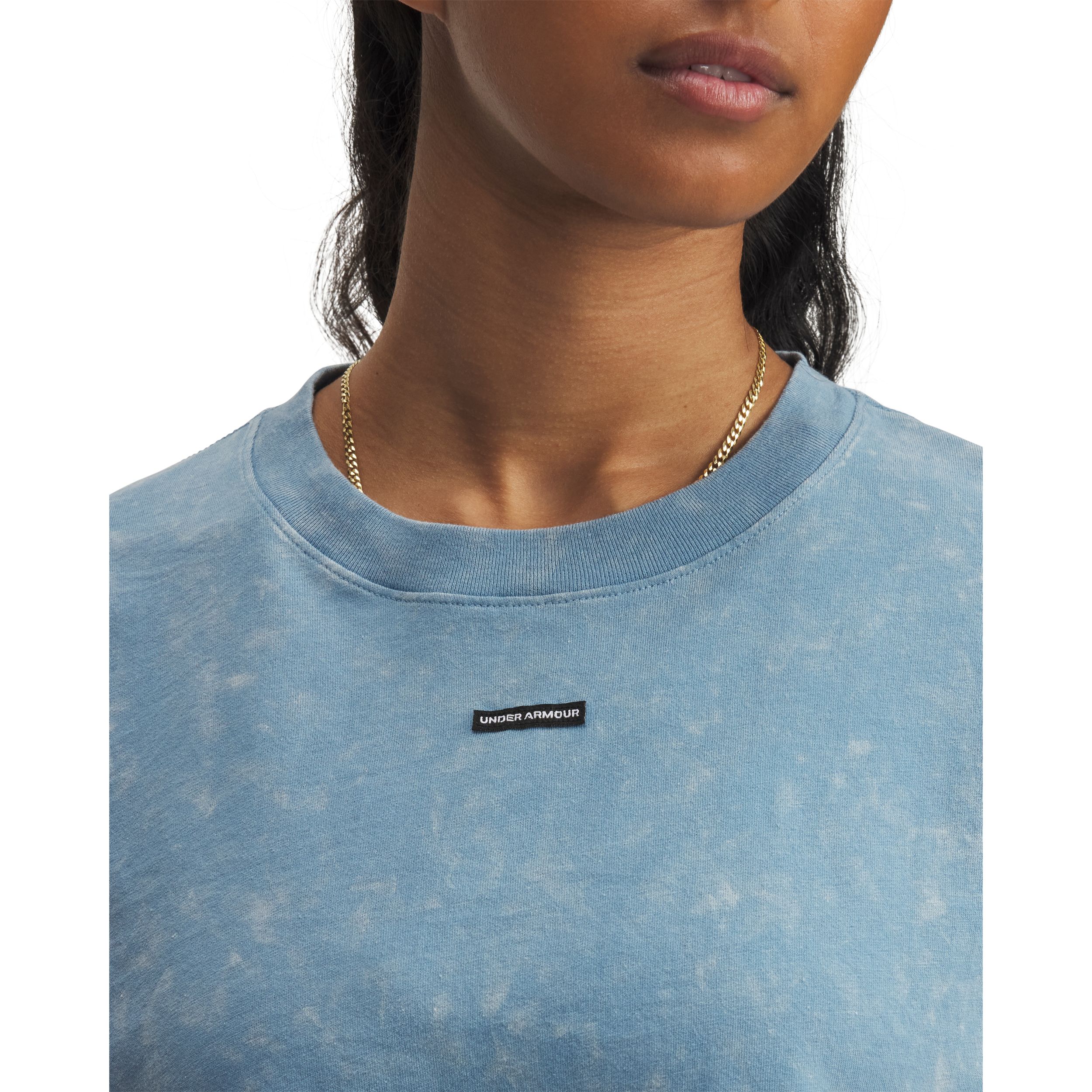 Under Armour Women's Wash Logo Boxy Crop T-Shirt