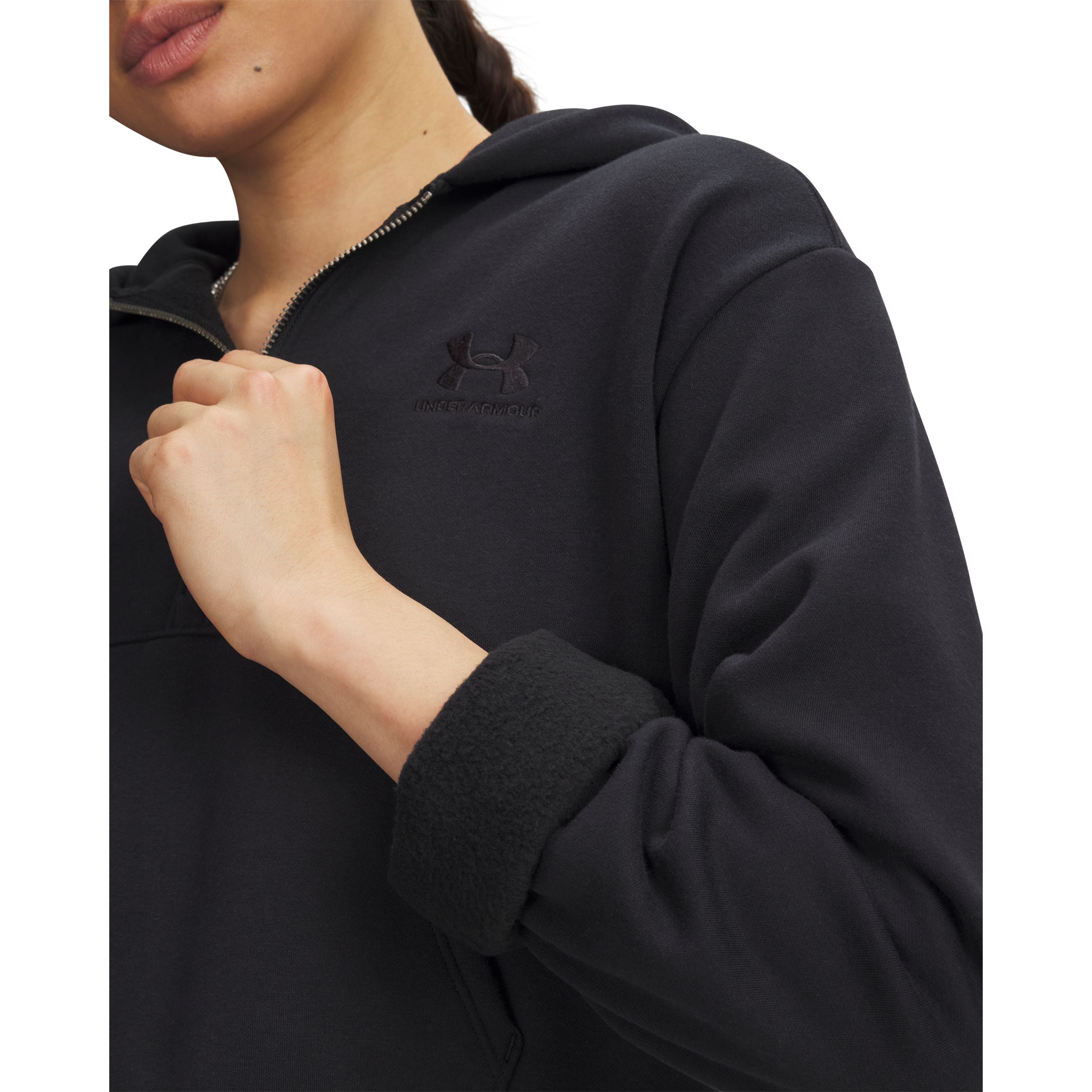 Under Armour Women's Icon Vida 1/2 Zip Long Sleeve Top