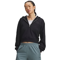 Under Armour Women's Icon Vida 1/2 Zip Long Sleeve Top Front_Angled_Left