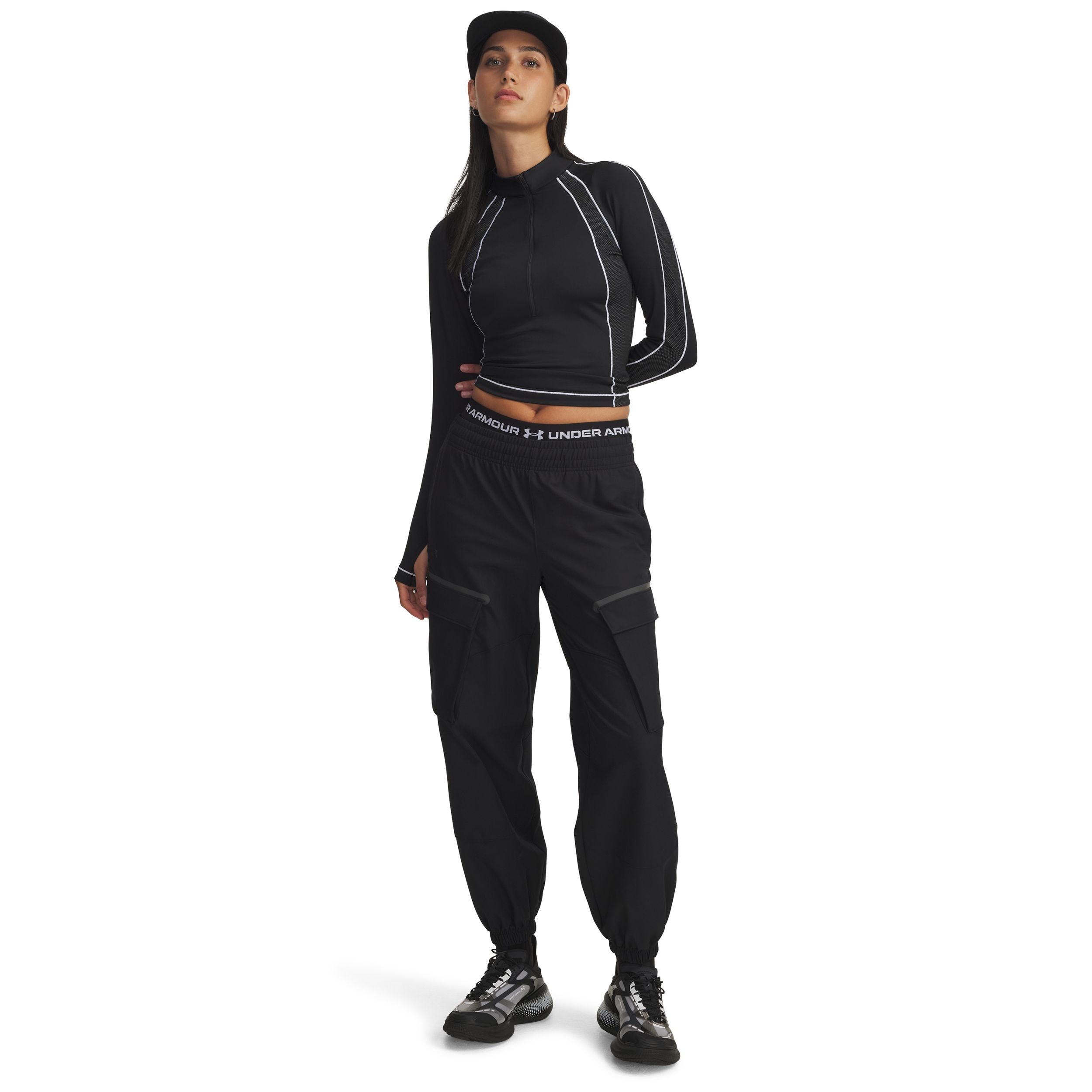 Under Armour Women's Coldgear© Texture 1/2 Zip Baselayer Top