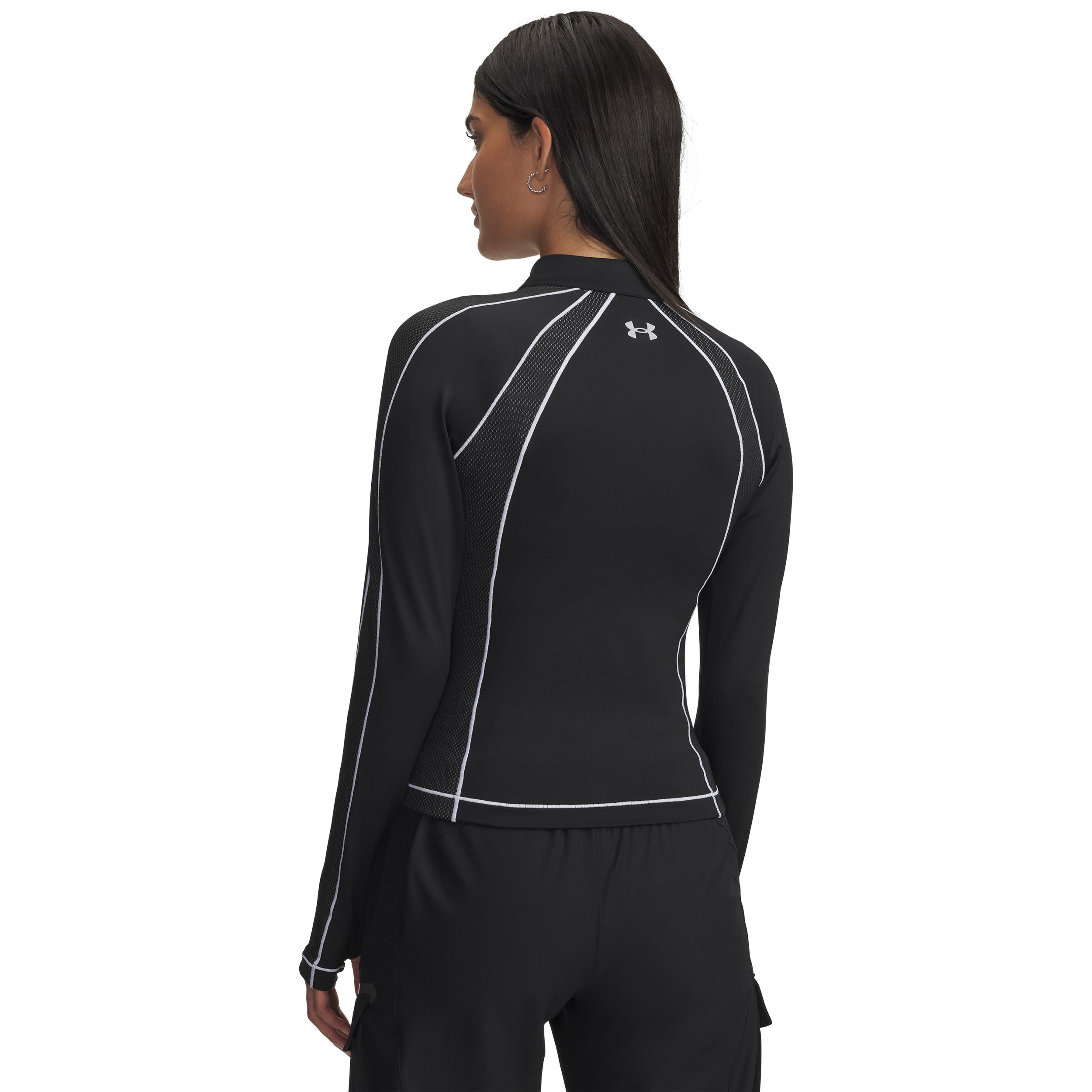 Under Armour Women's Coldgear© Texture 1/2 Zip Baselayer Top
