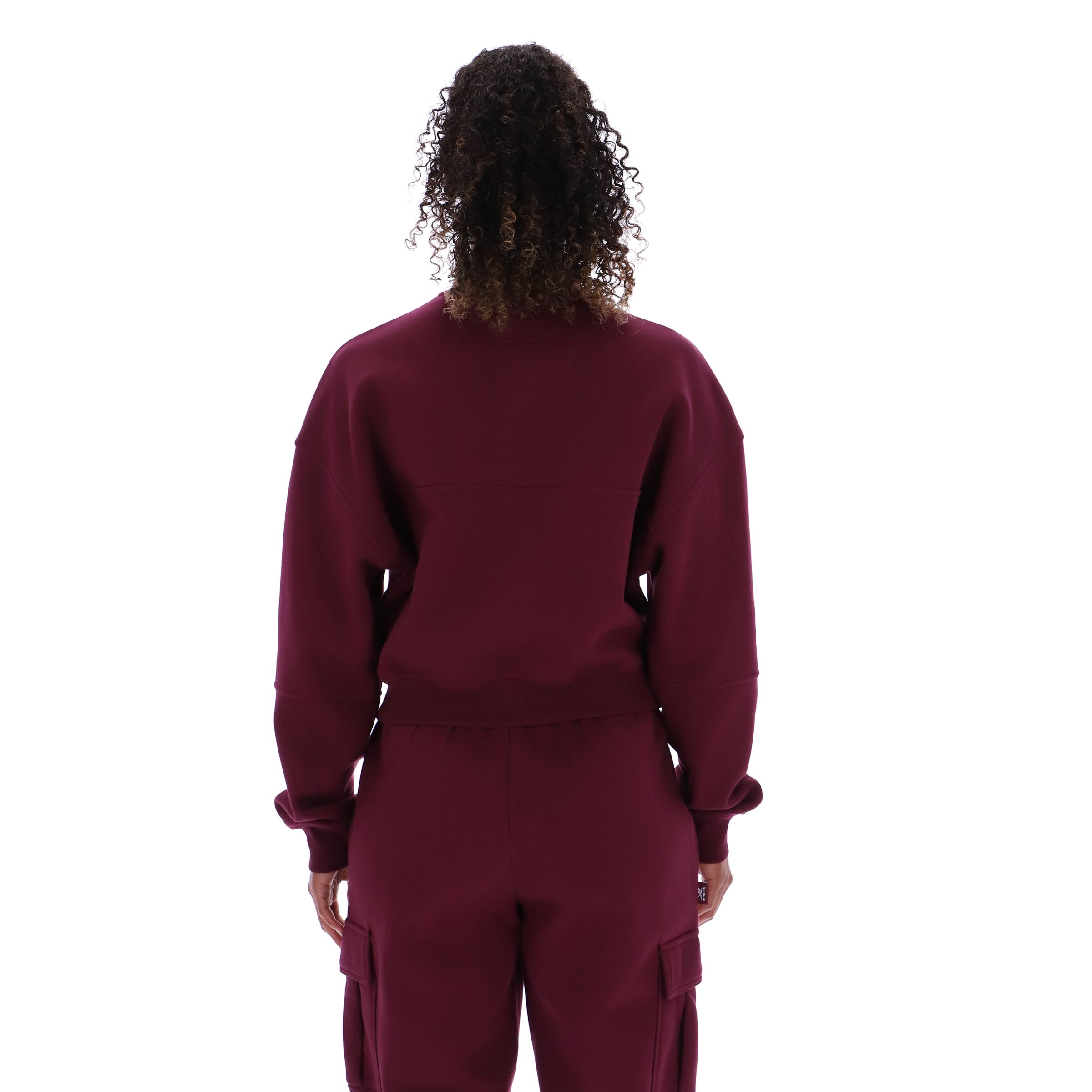 Reebok Women's AE BR Quarter Zip Fleece Long Sleeve